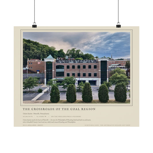 The Crossroads of the Coal Region — Union Station · Survey Plate