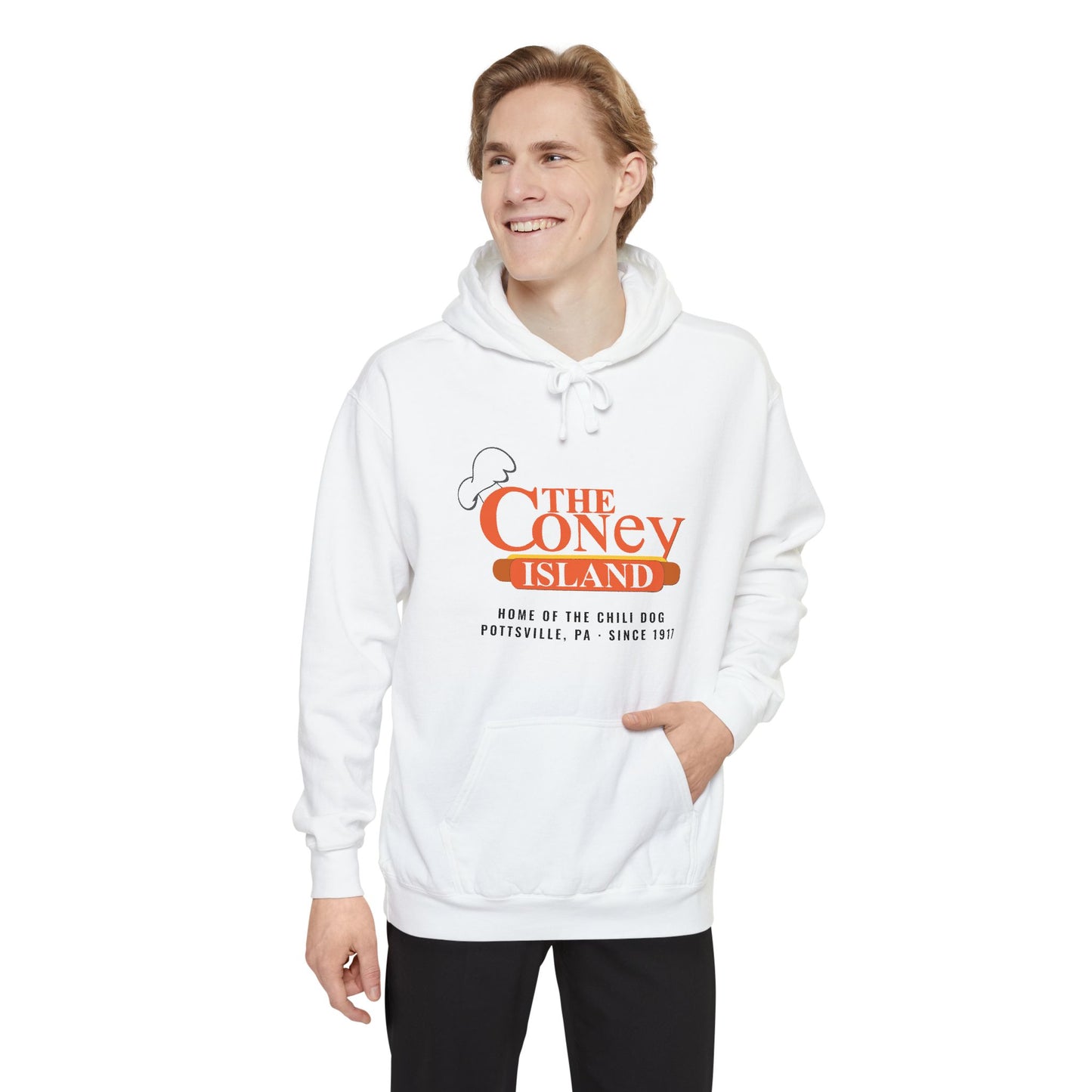 The Coney Island Classic Hoodie — Garment-Dyed