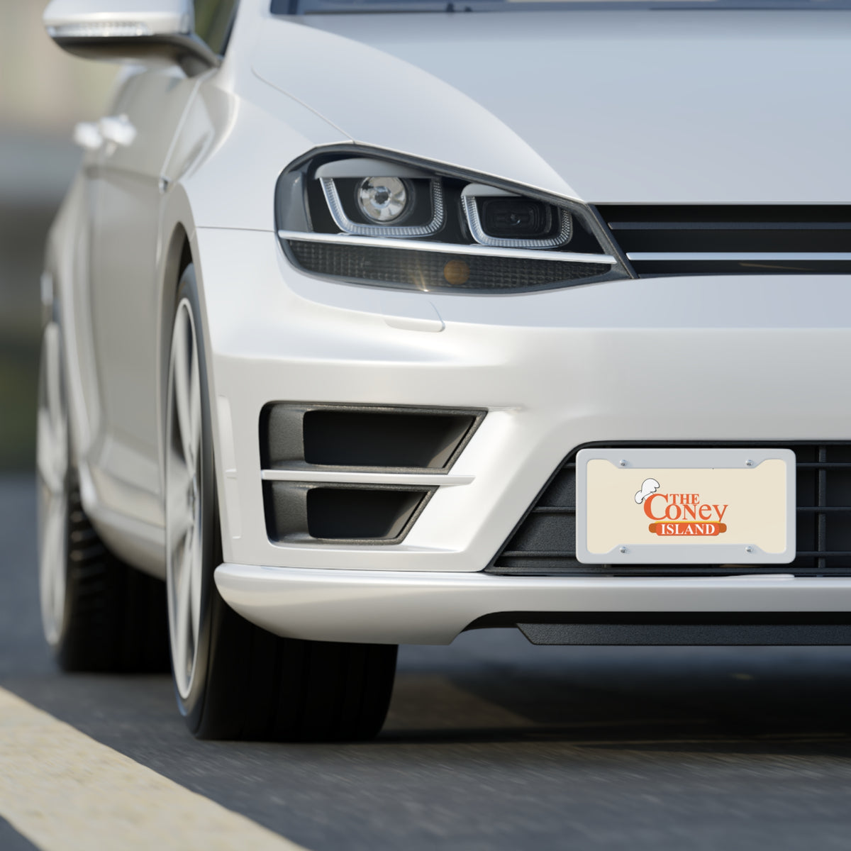 The Coney Island License Plate