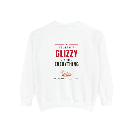 The Coney Island Glizzy Crew Crewneck - With Everything — back print