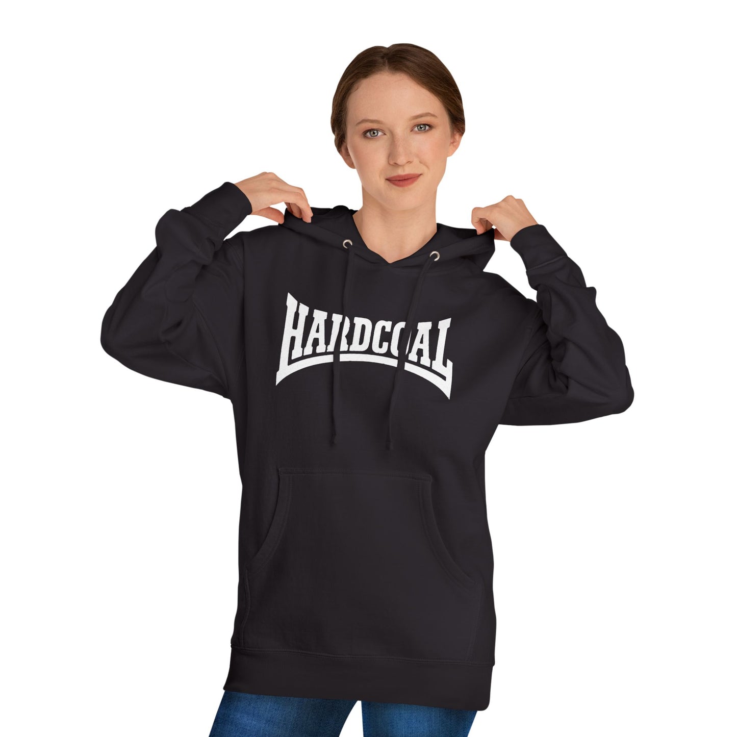 HARDCOAL Heavyweight Hoodie — Anthracite Black