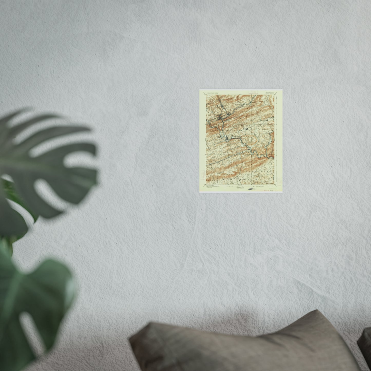 USGS Topographic Map — Pottsville Quadrangle, 1891
