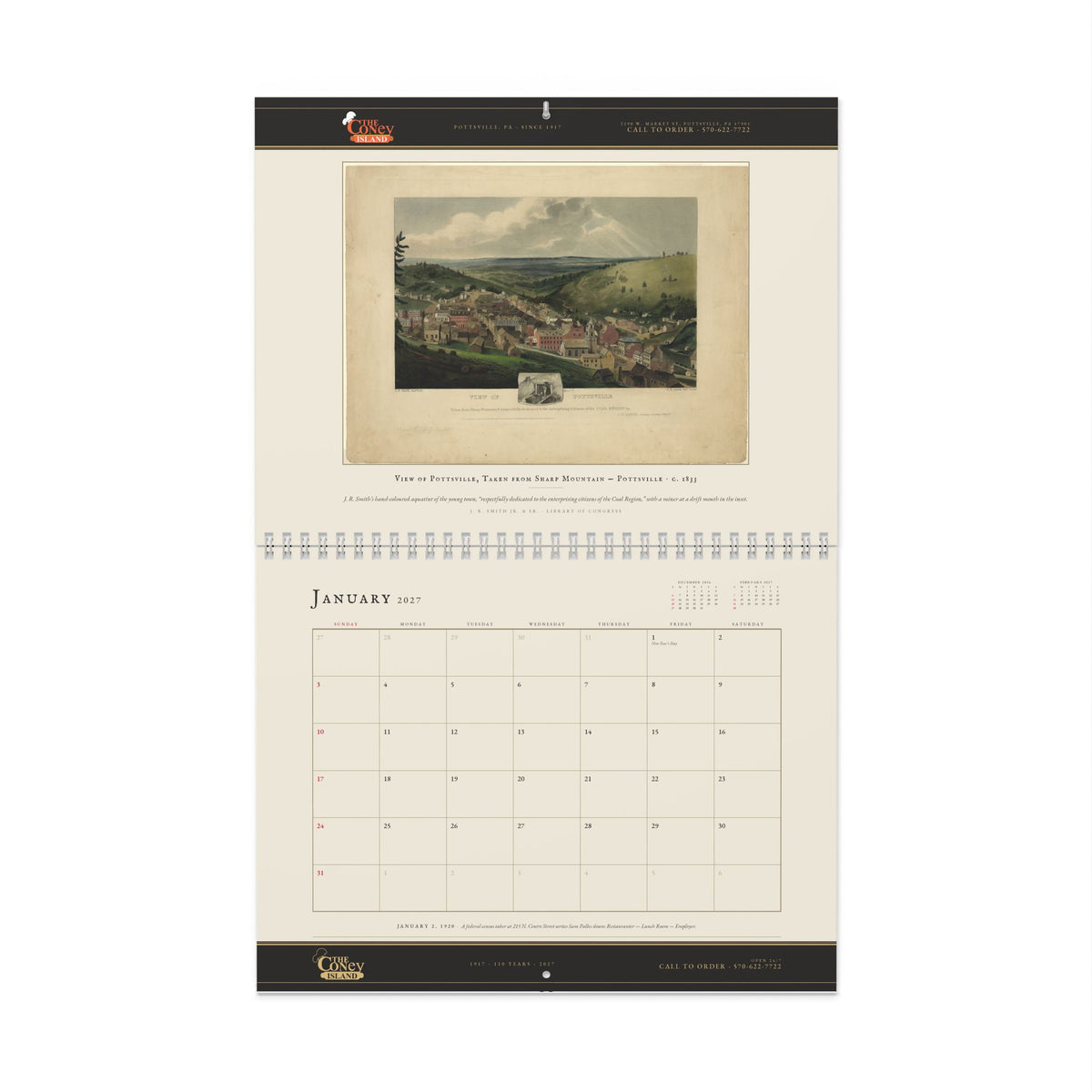 The Coney Island 110th Anniversary Calendar — 2027