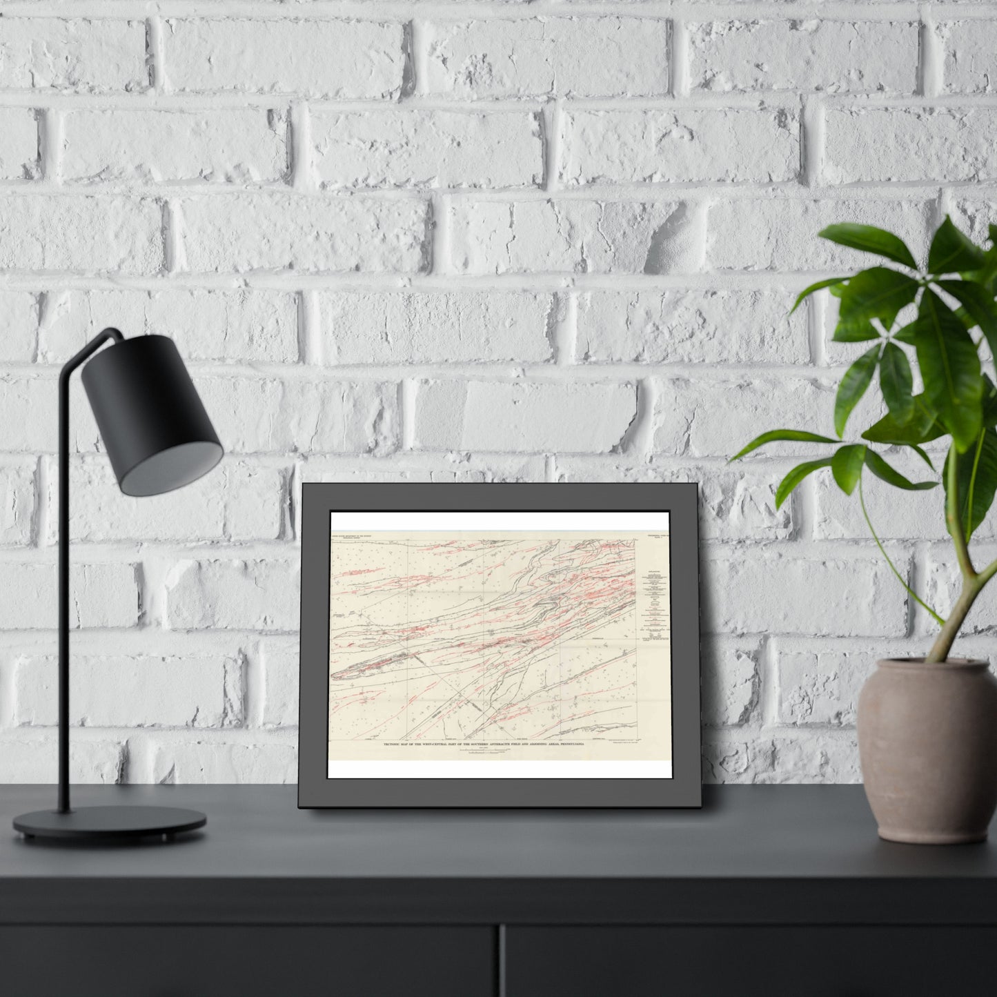 USGS Geology of the West-Central Southern Anthracite Field (PP 602) — Framed
