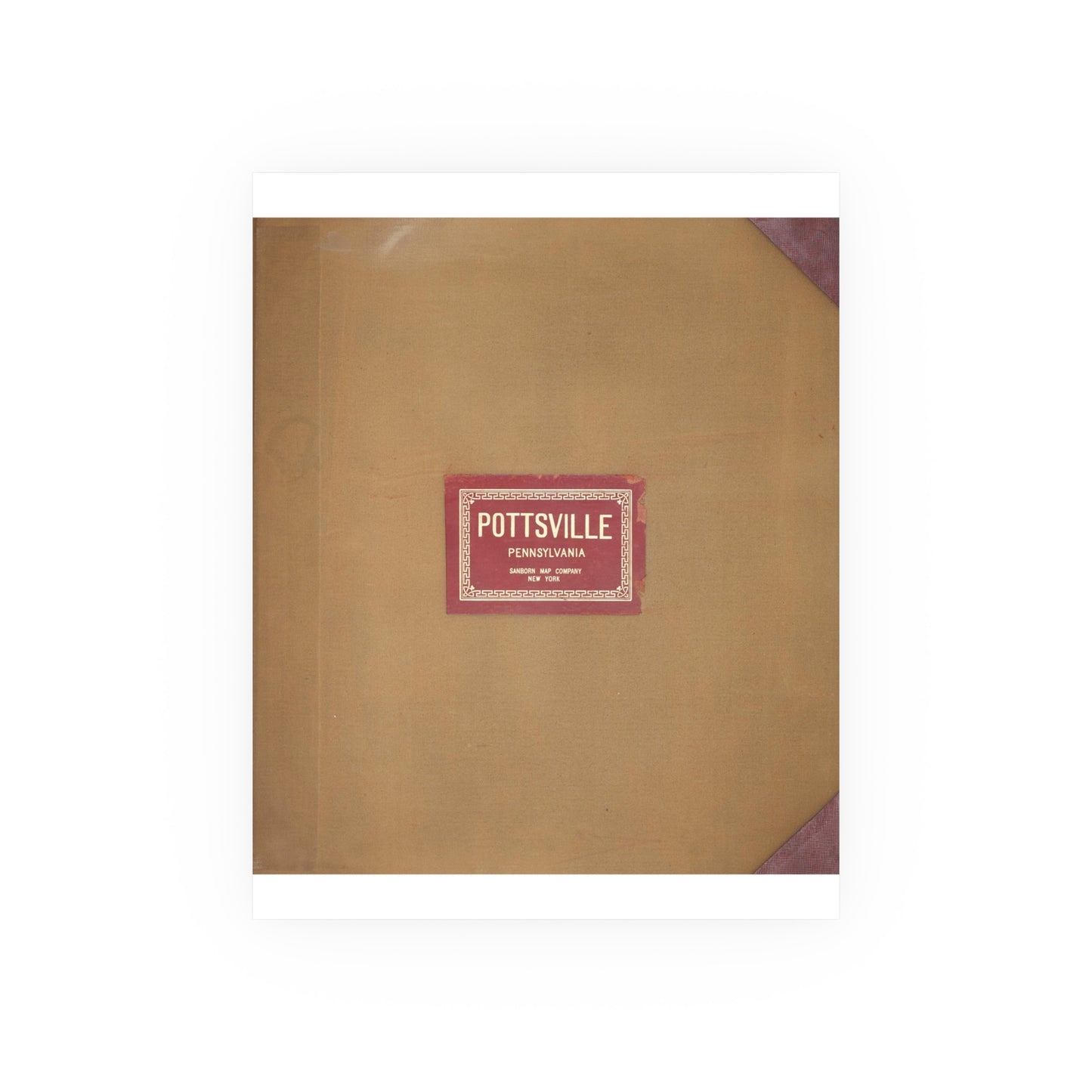 Sanborn Fire Insurance Maps — Pottsville