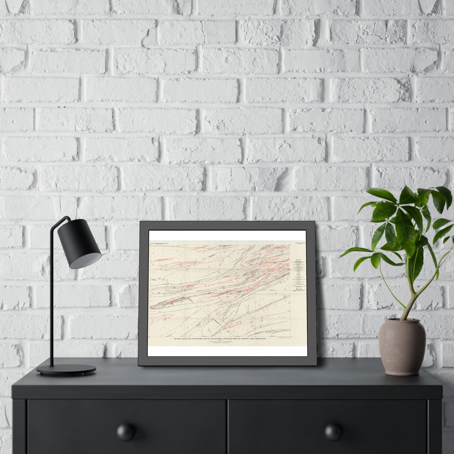 USGS Geology of the West-Central Southern Anthracite Field (PP 602) — Framed