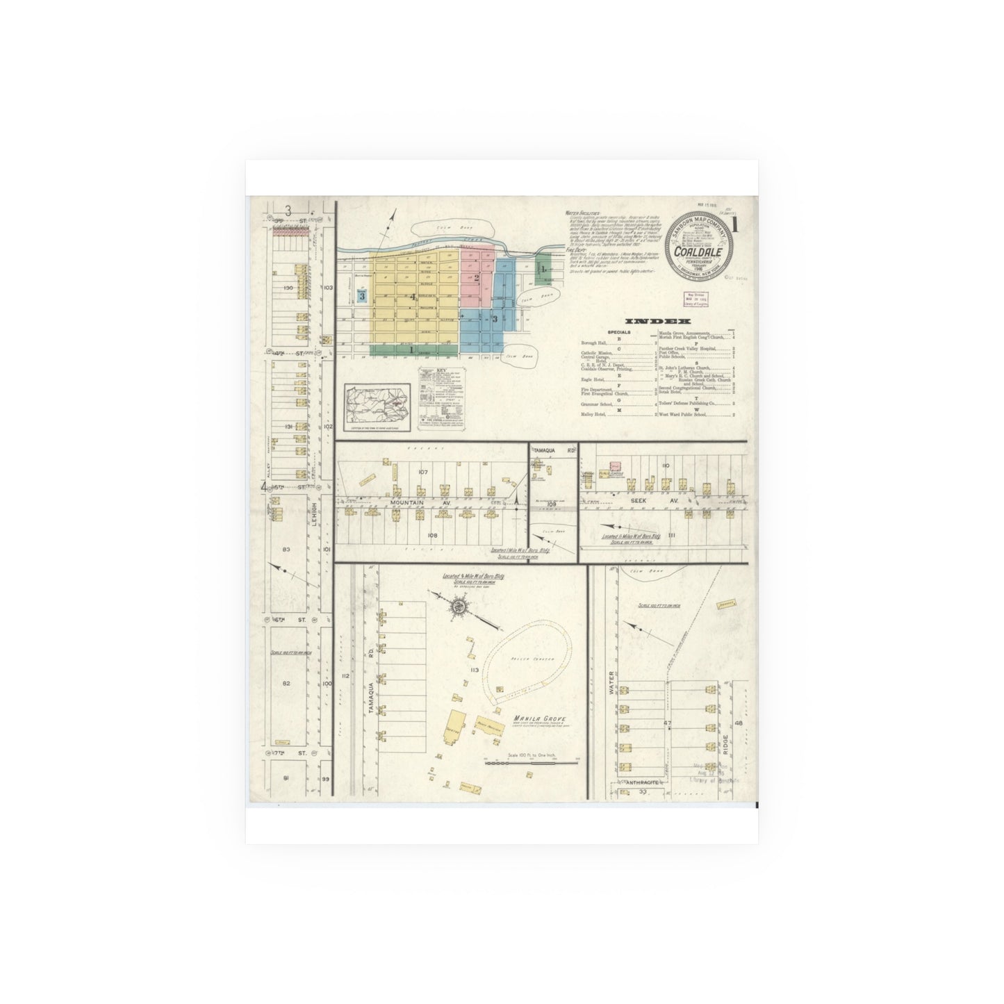 Sanborn Fire Insurance Maps — Coaldale