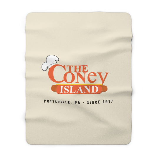 The Coney Island Sherpa Fleece Blanket