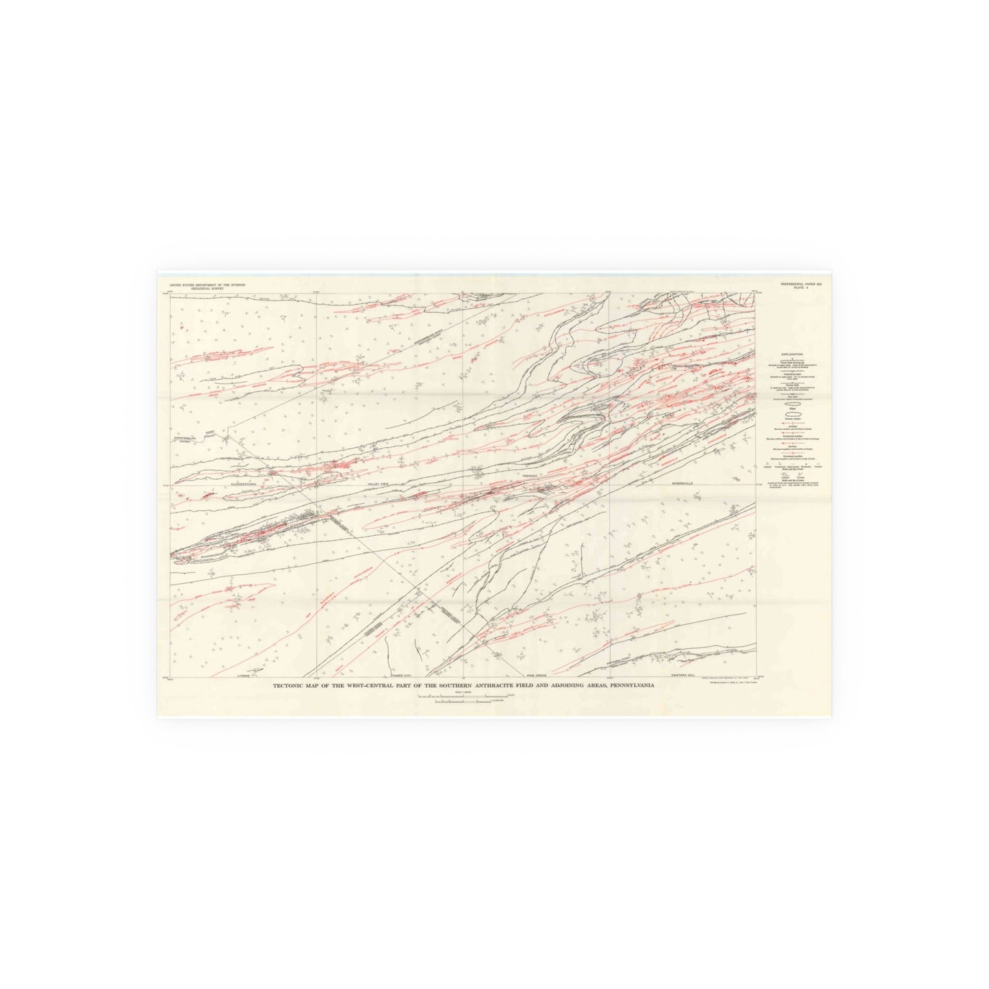 USGS Geology of the West-Central Southern Anthracite Field (PP 602)
