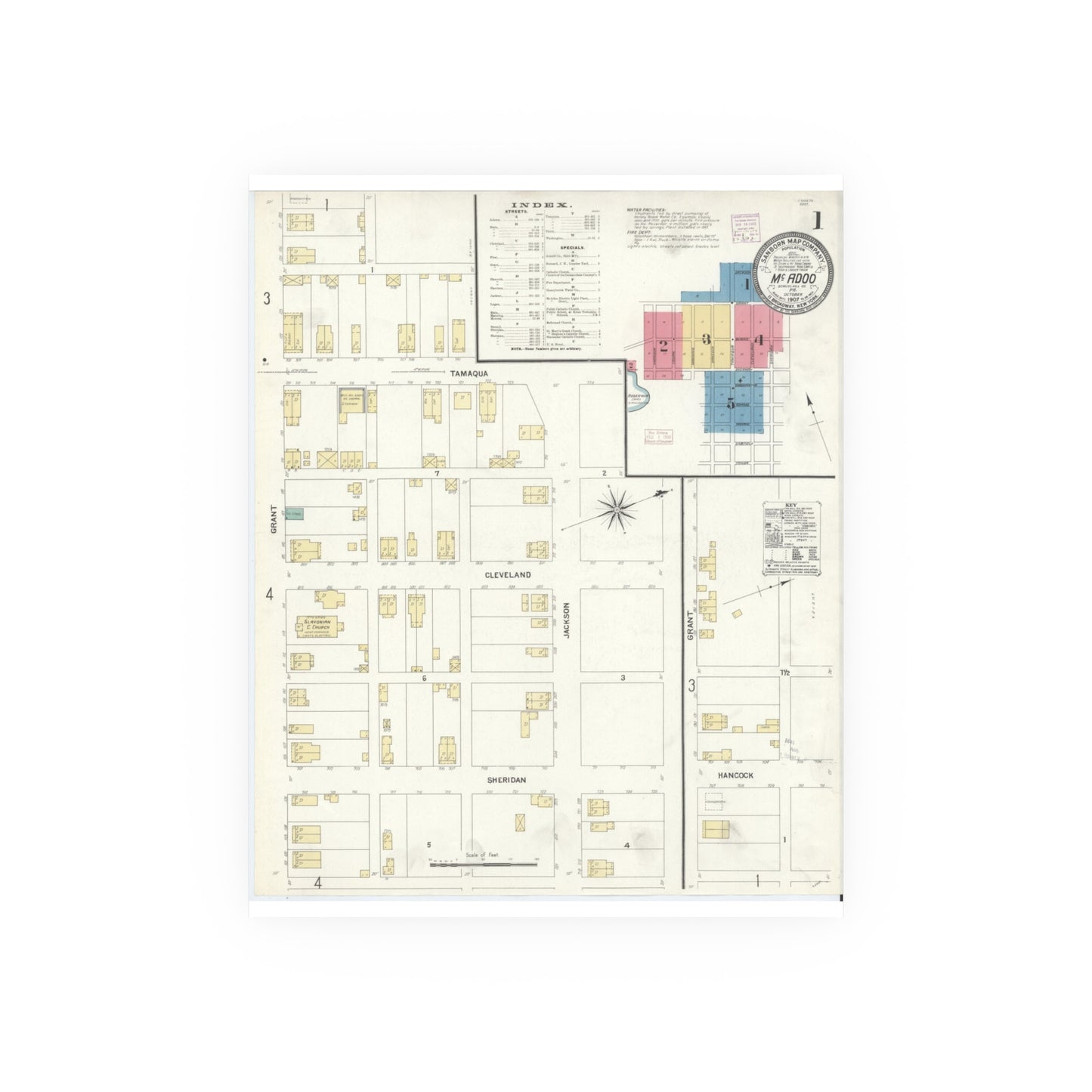 Sanborn Fire Insurance Maps — McAdoo