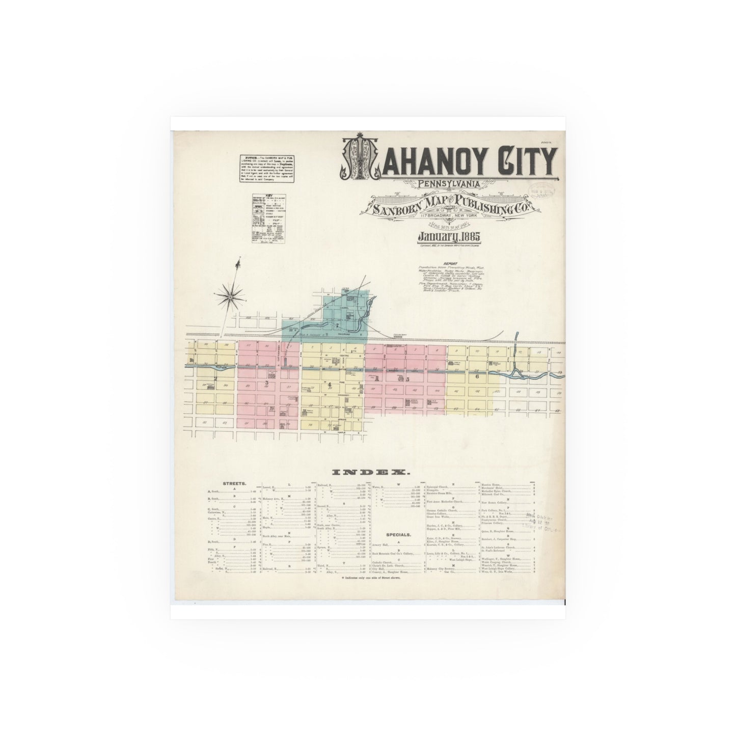 Sanborn Fire Insurance Maps — Mahanoy City