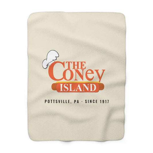 The Coney Island Sherpa Fleece Blanket