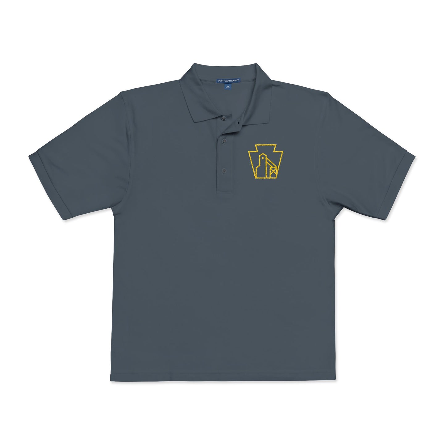 Schuylkill Hub Keystone Polo — Silk Touch (Steel Grey)