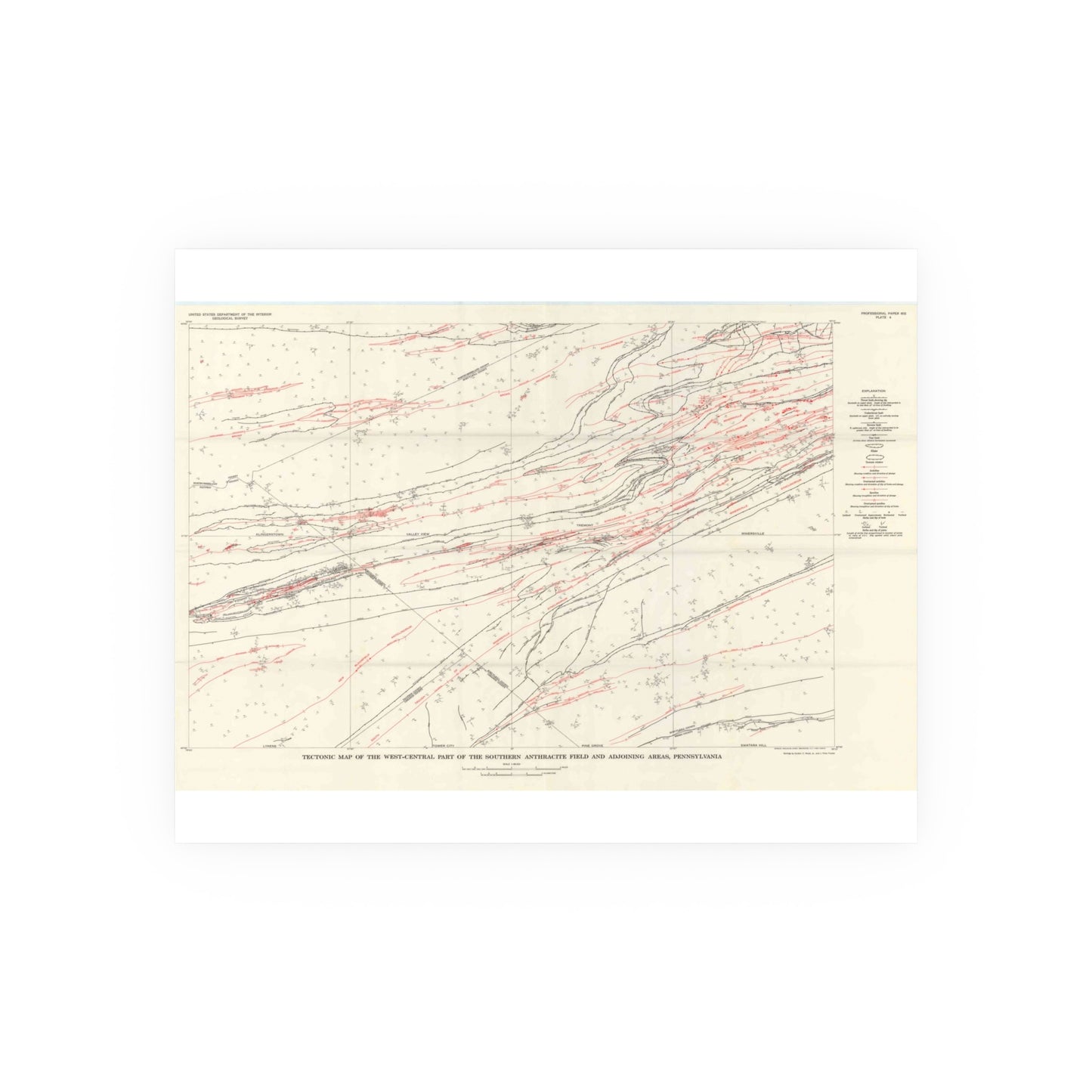 USGS Geology of the West-Central Southern Anthracite Field (PP 602)