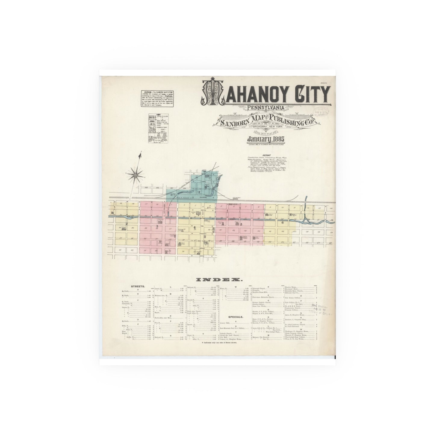 Sanborn Fire Insurance Maps — Mahanoy City
