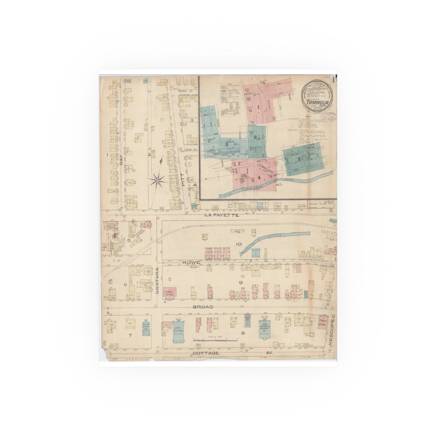 Sanborn Fire Insurance Maps — Tamaqua