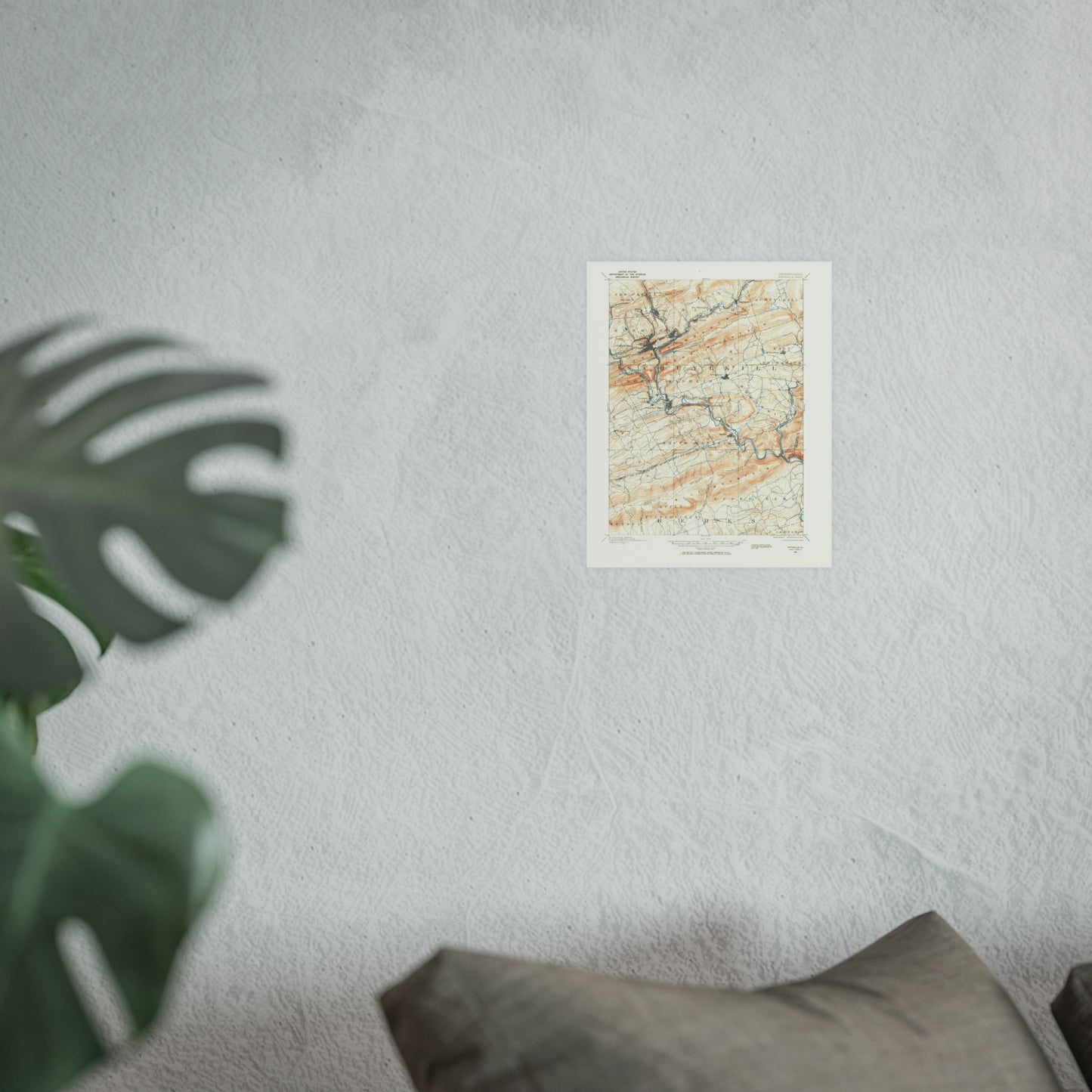 USGS Topographic Map — Pottsville Quadrangle, 1889