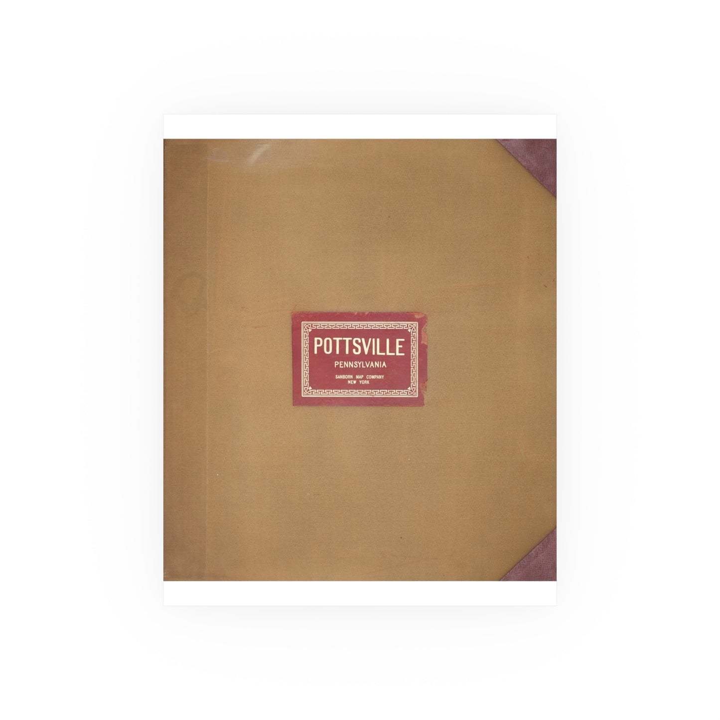 Sanborn Fire Insurance Maps — Pottsville