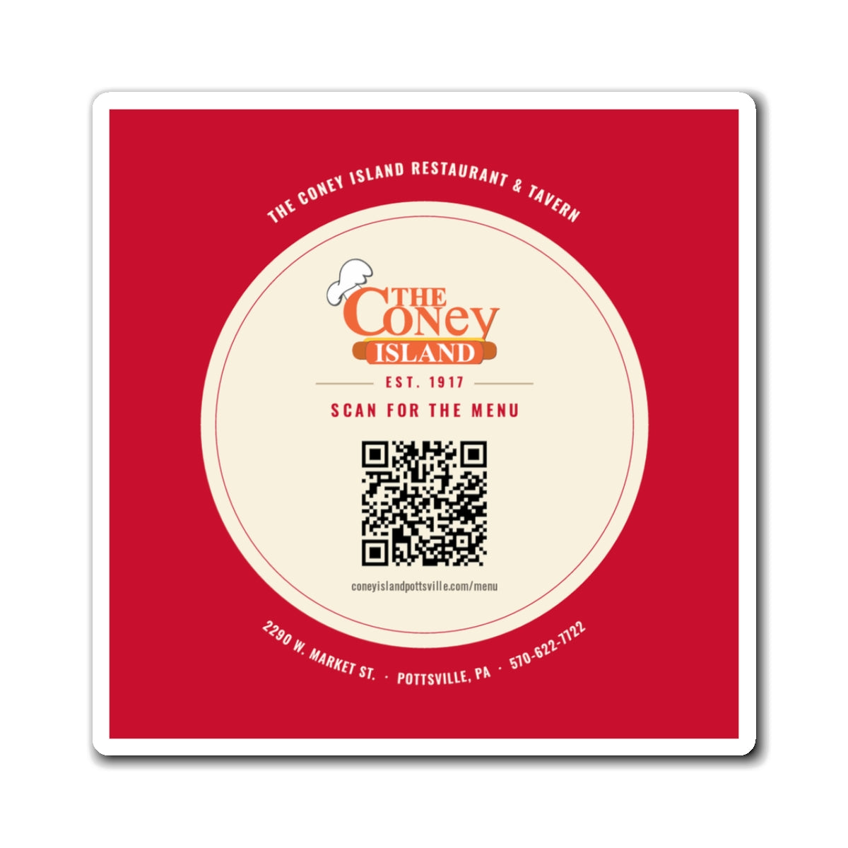 The Coney Island Magnet — Menu