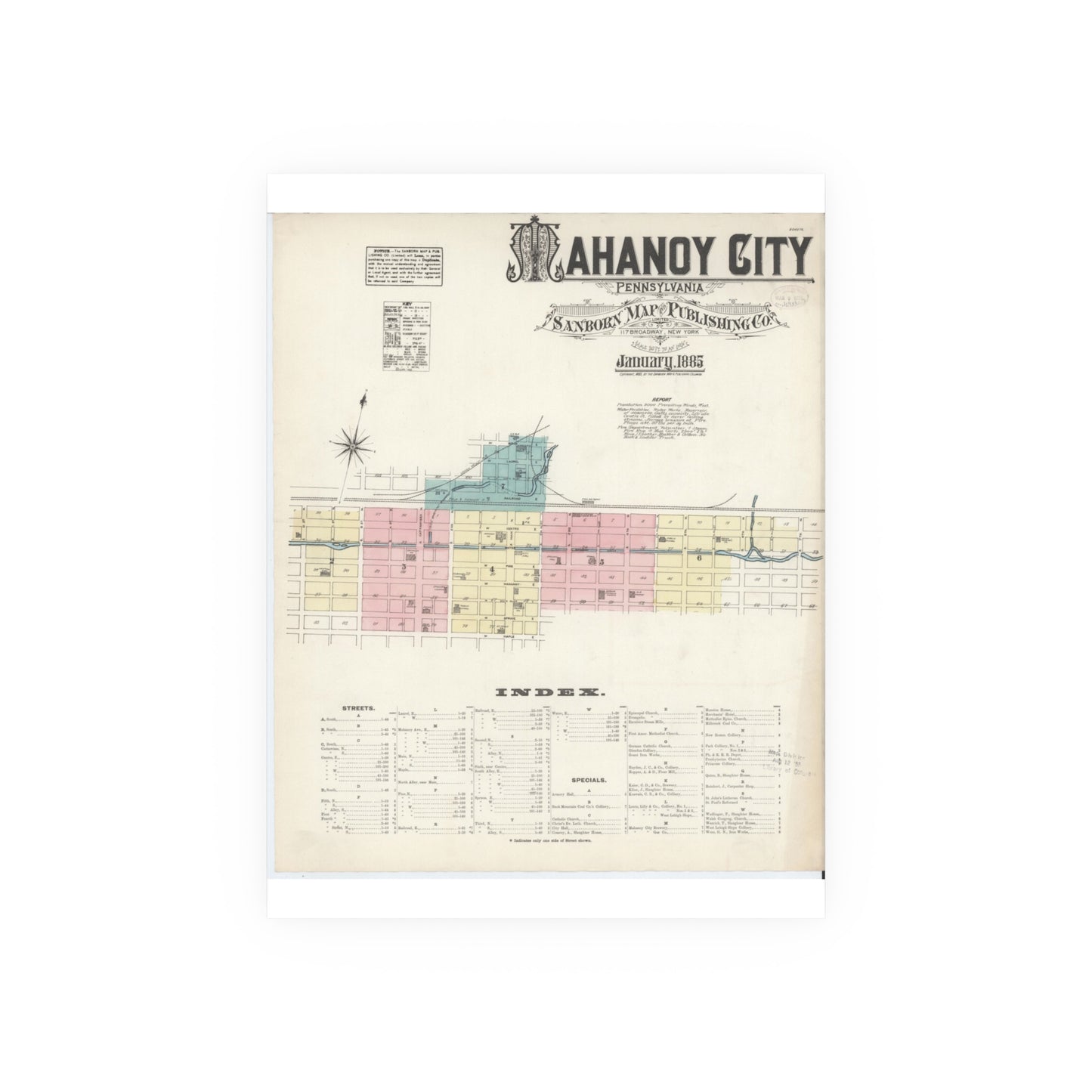 Sanborn Fire Insurance Maps — Mahanoy City