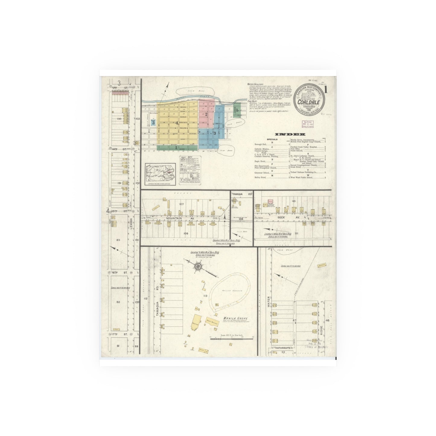 Sanborn Fire Insurance Maps — Coaldale