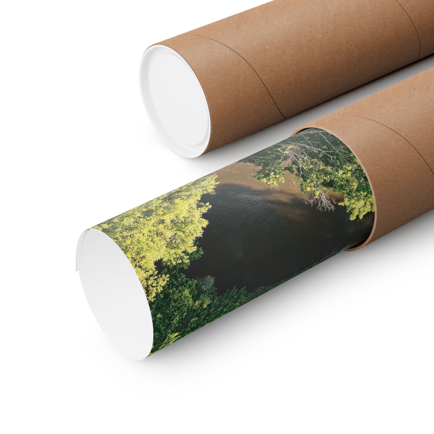 Hidden River — Schuylkill Confluence Aerial · Schuylkill Haven PA Wall Art