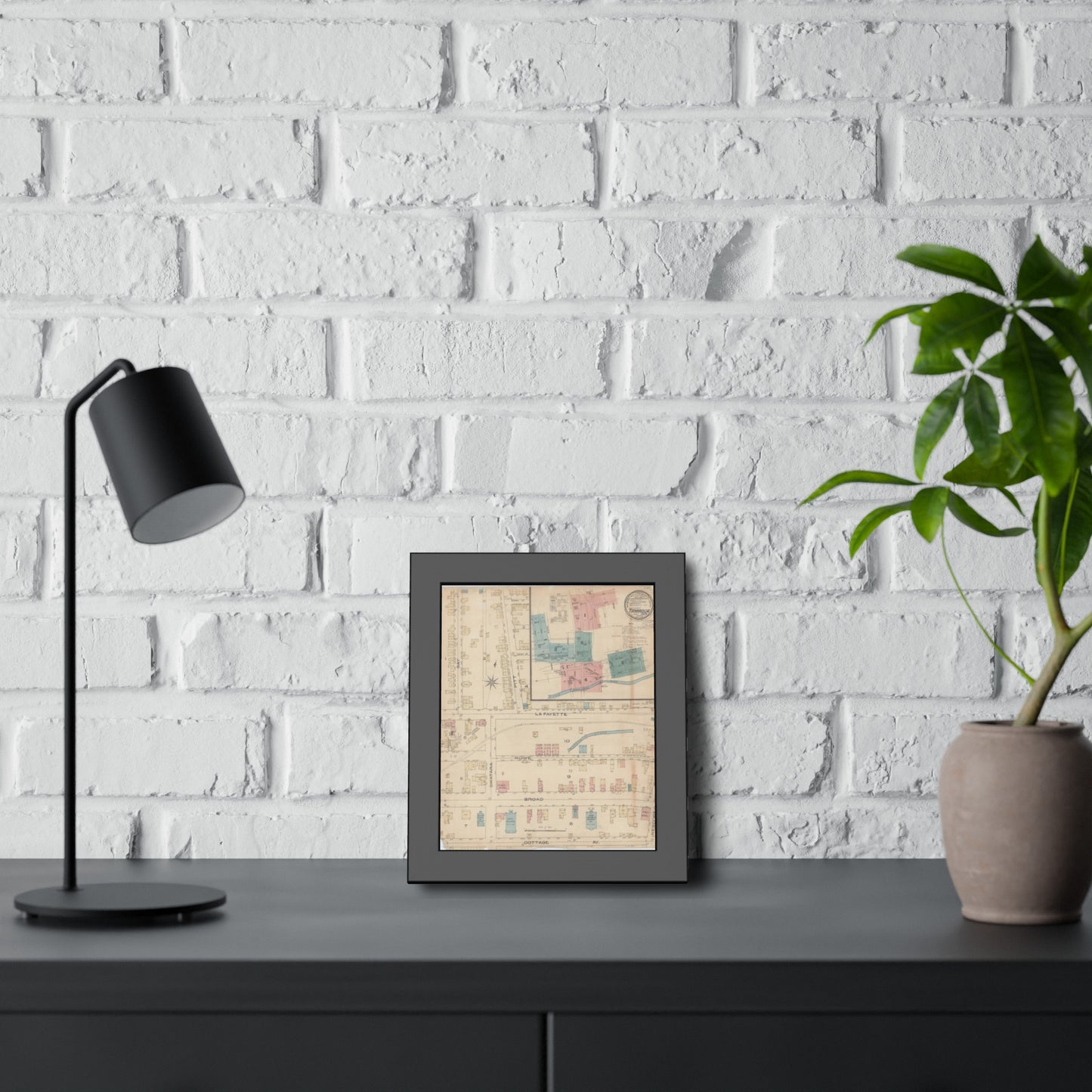 Sanborn Fire Insurance Maps — Tamaqua — Framed