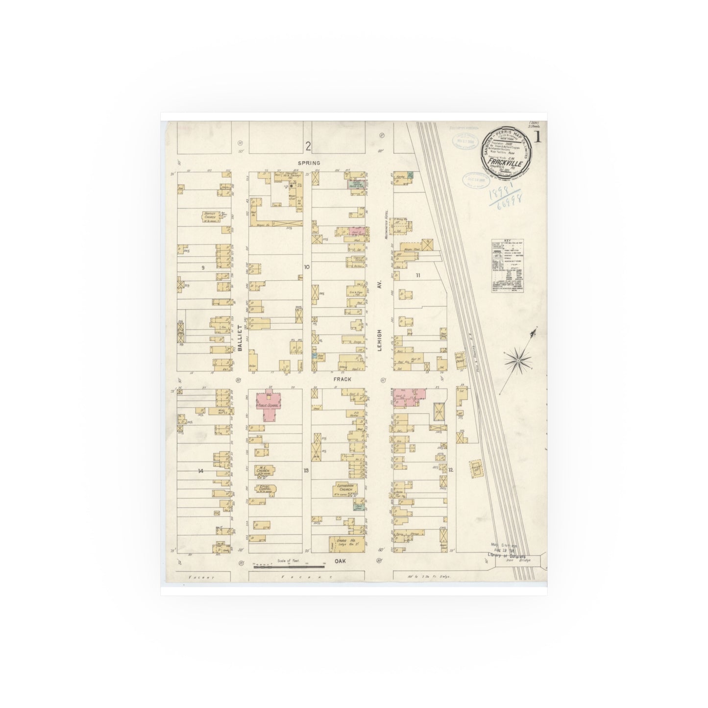 Sanborn Fire Insurance Maps — Frackville