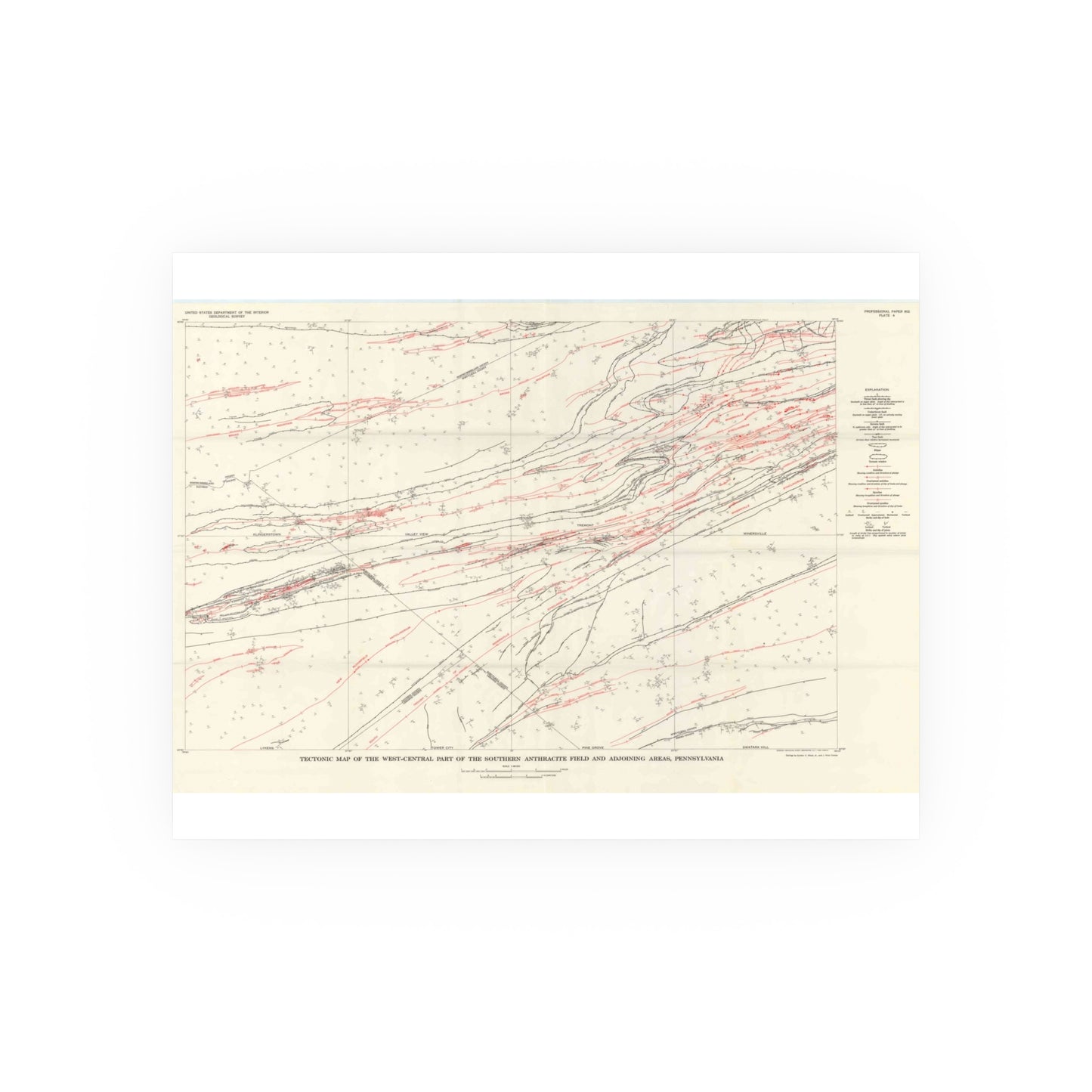 USGS Geology of the West-Central Southern Anthracite Field (PP 602)