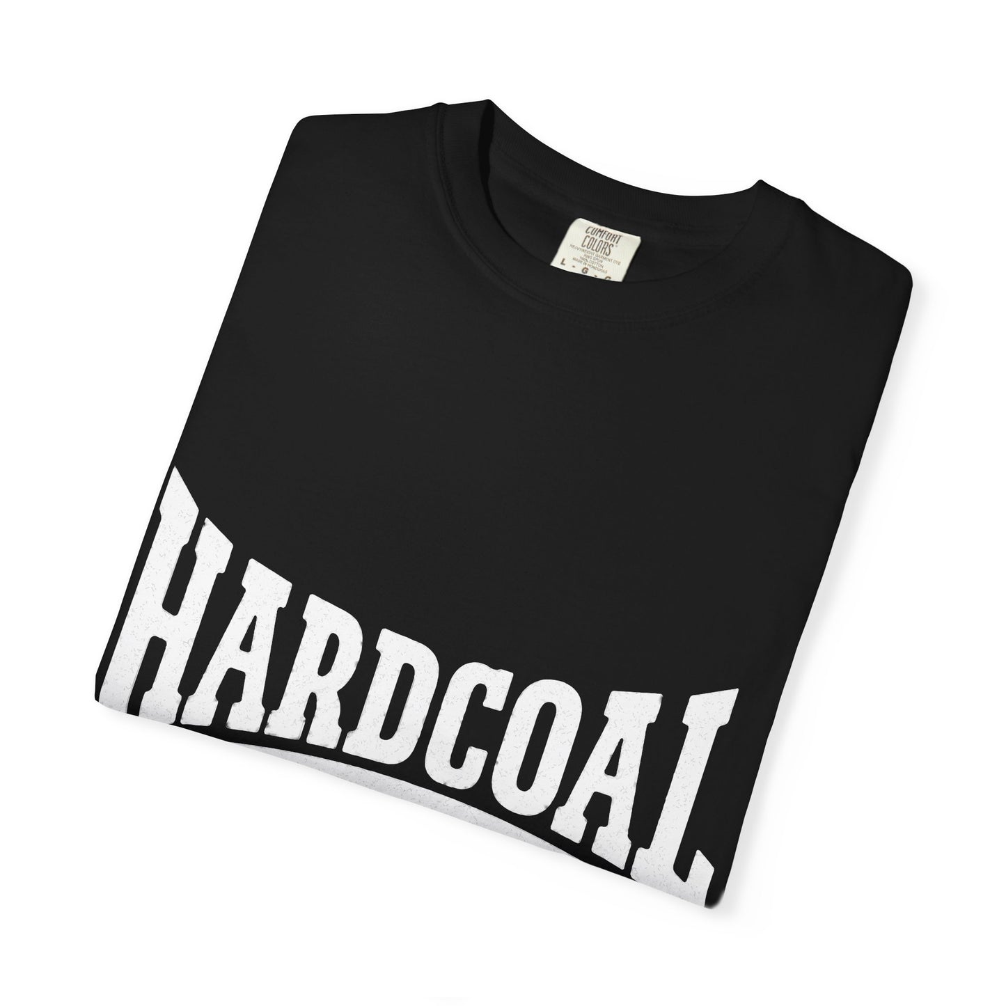 HARDCOAL Heavyweight Tee — Anthracite Black