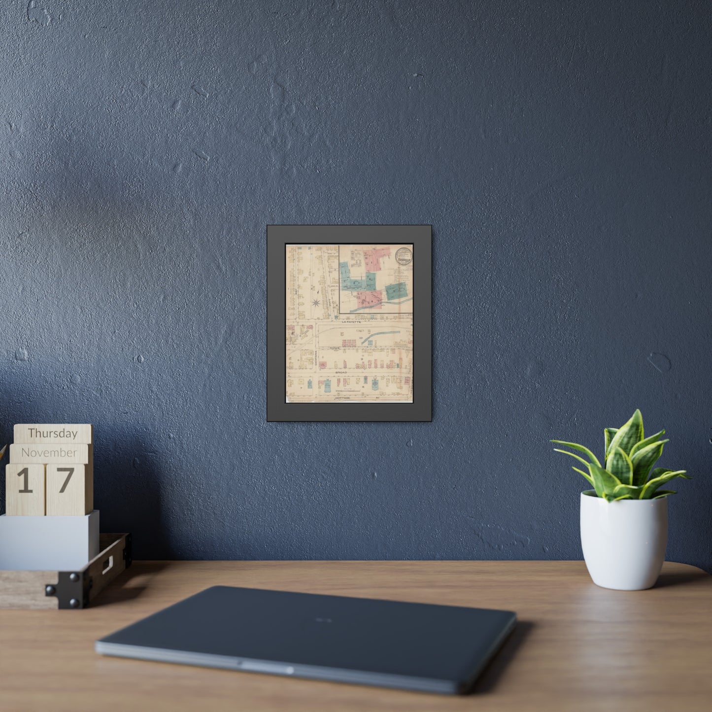 Sanborn Fire Insurance Maps — Tamaqua — Framed
