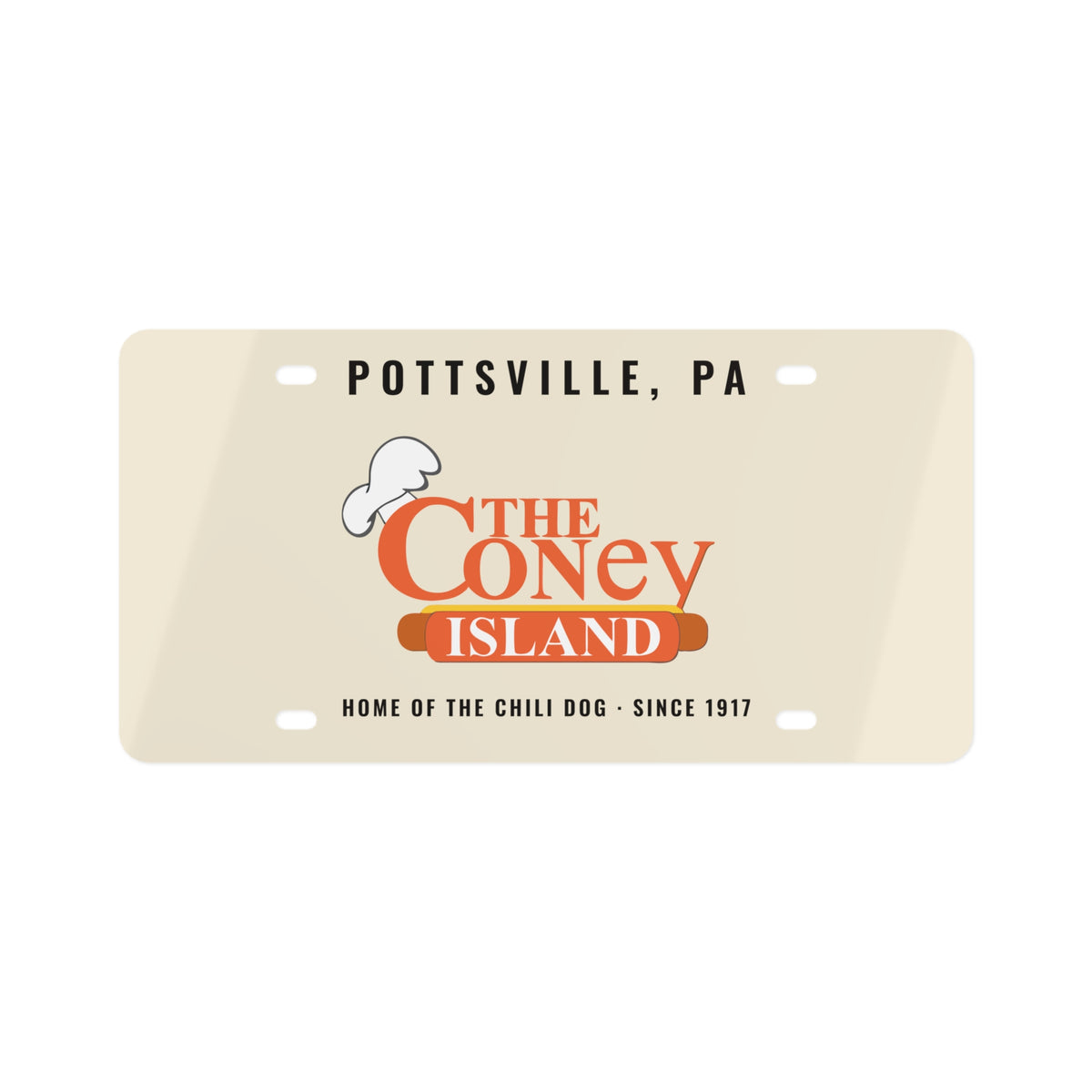 The Coney Island License Plate
