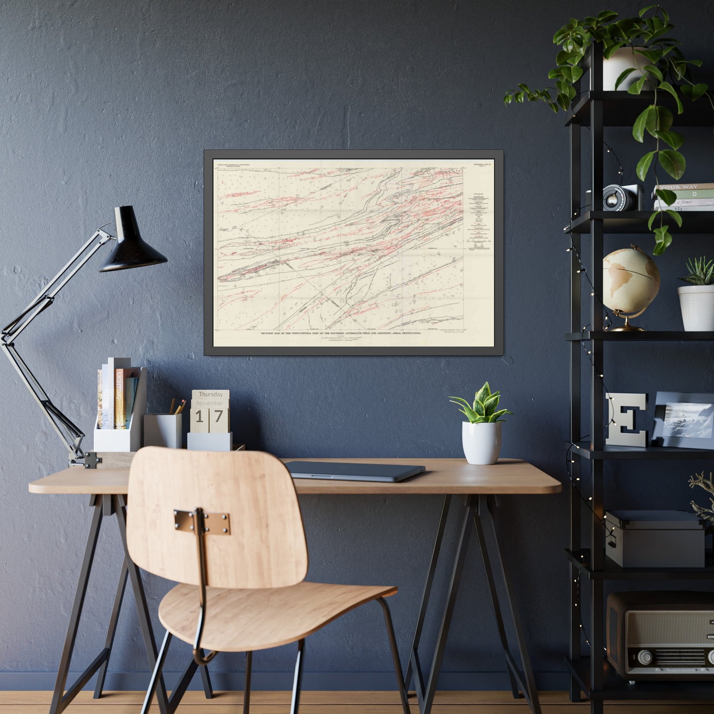 USGS Geology of the West-Central Southern Anthracite Field (PP 602) — Framed