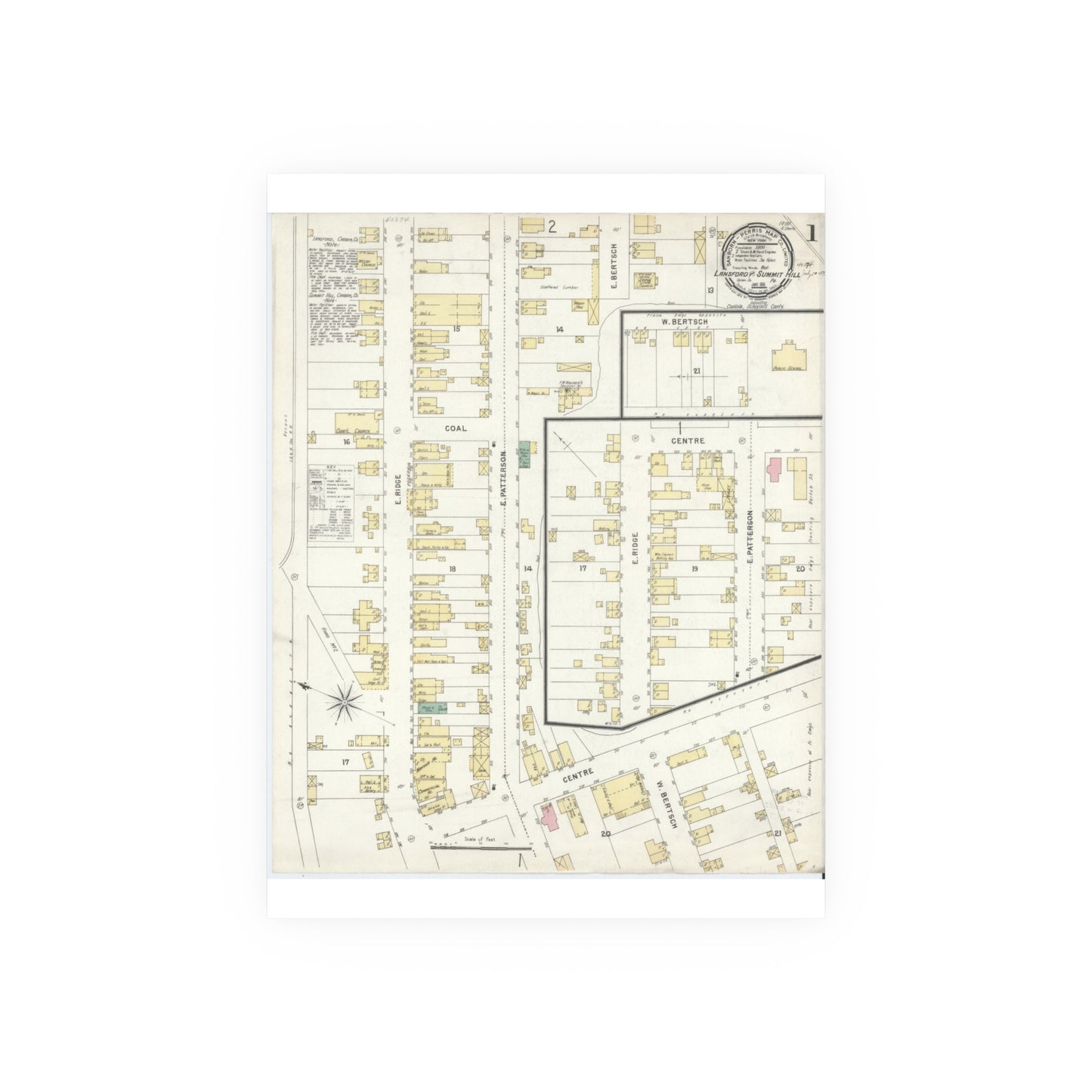Sanborn Fire Insurance Maps — Lansford