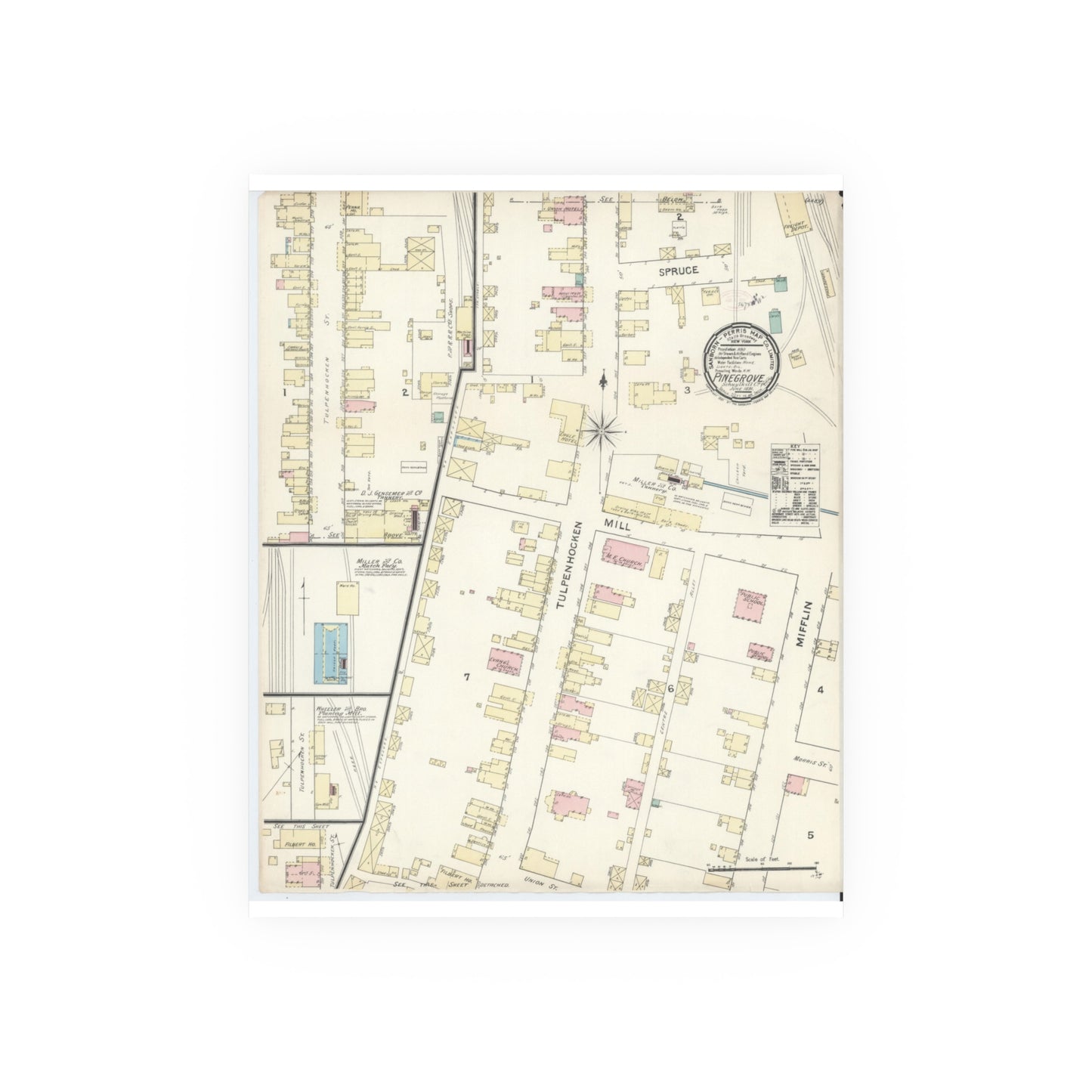Sanborn Fire Insurance Maps — Pine Grove