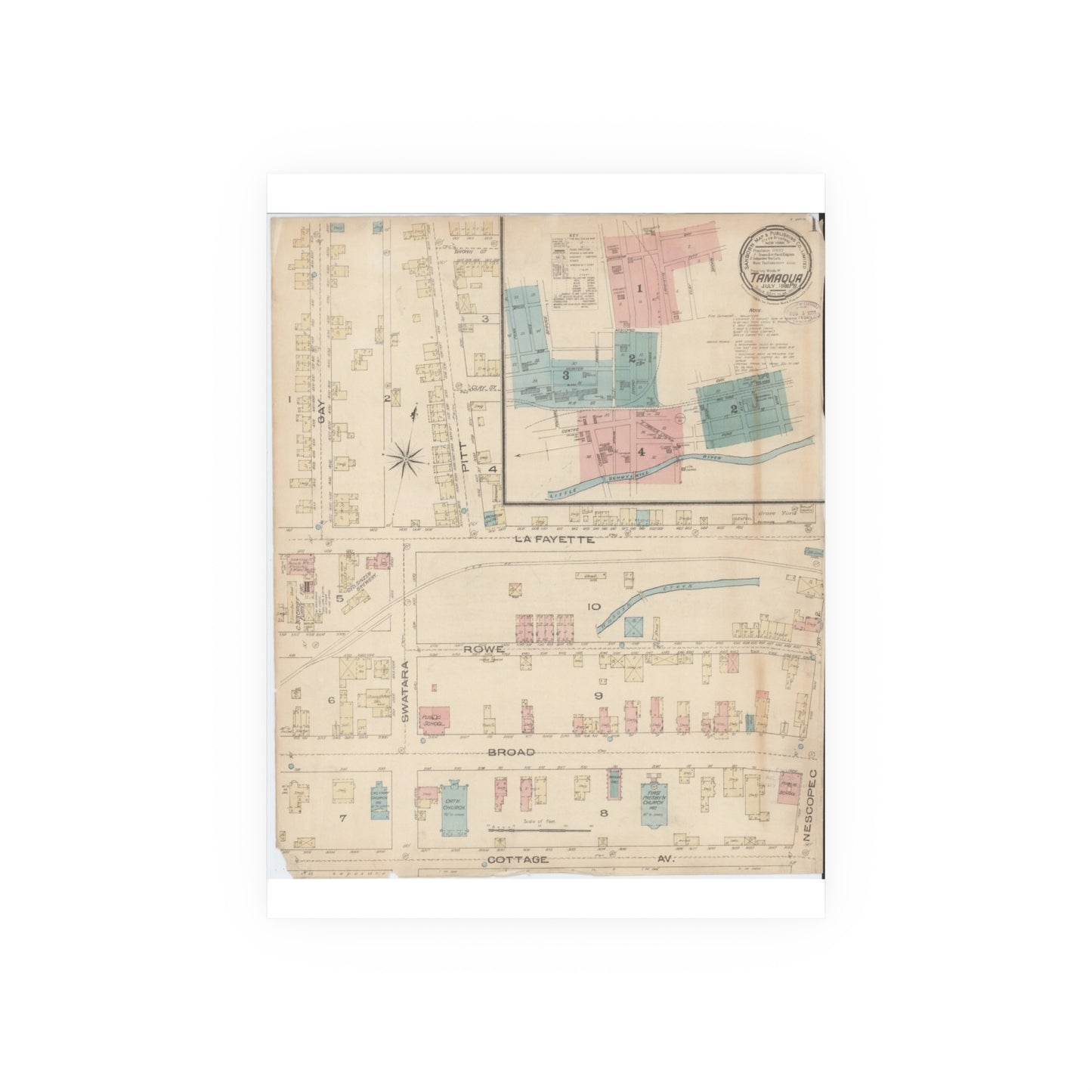 Sanborn Fire Insurance Maps — Tamaqua