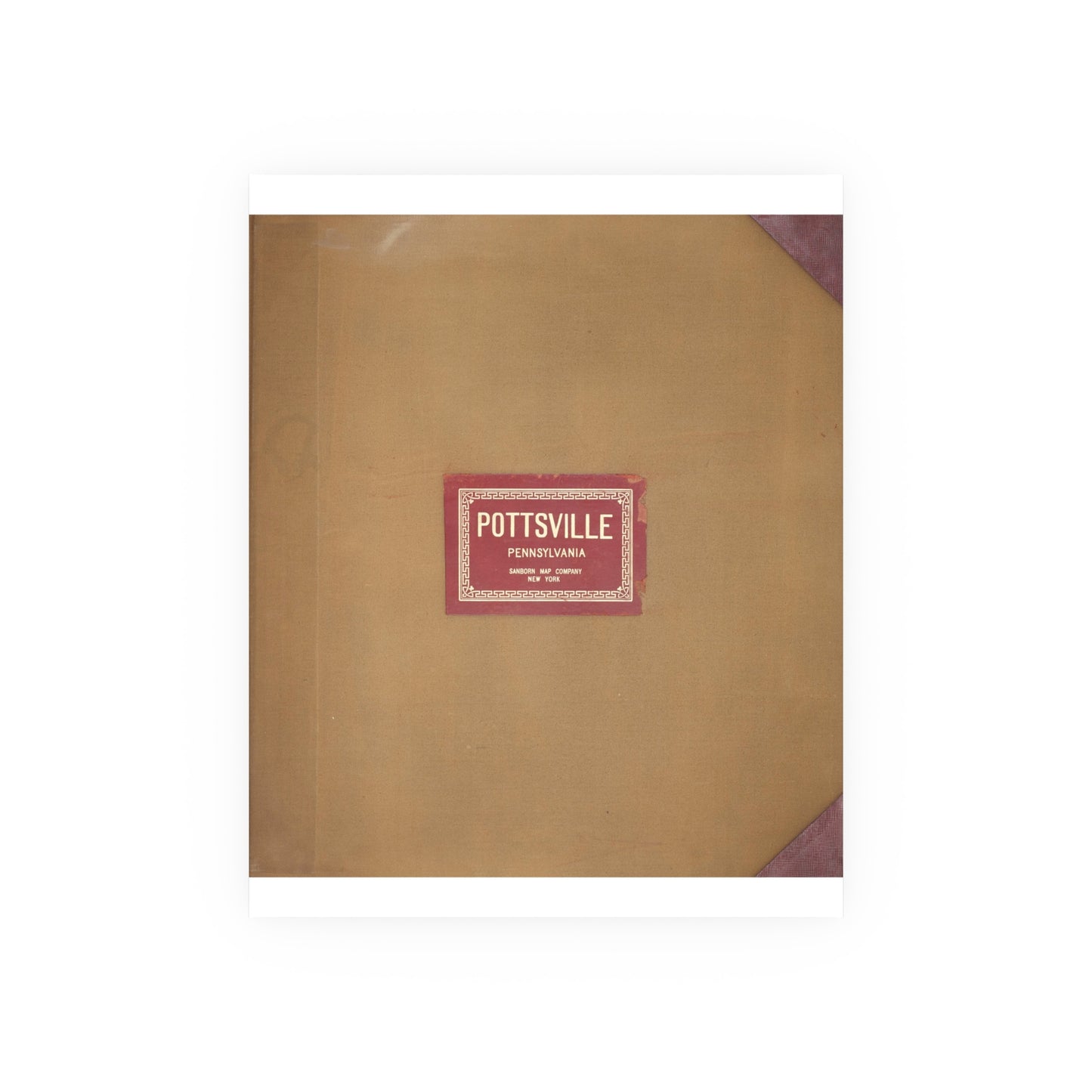 Sanborn Fire Insurance Maps — Pottsville