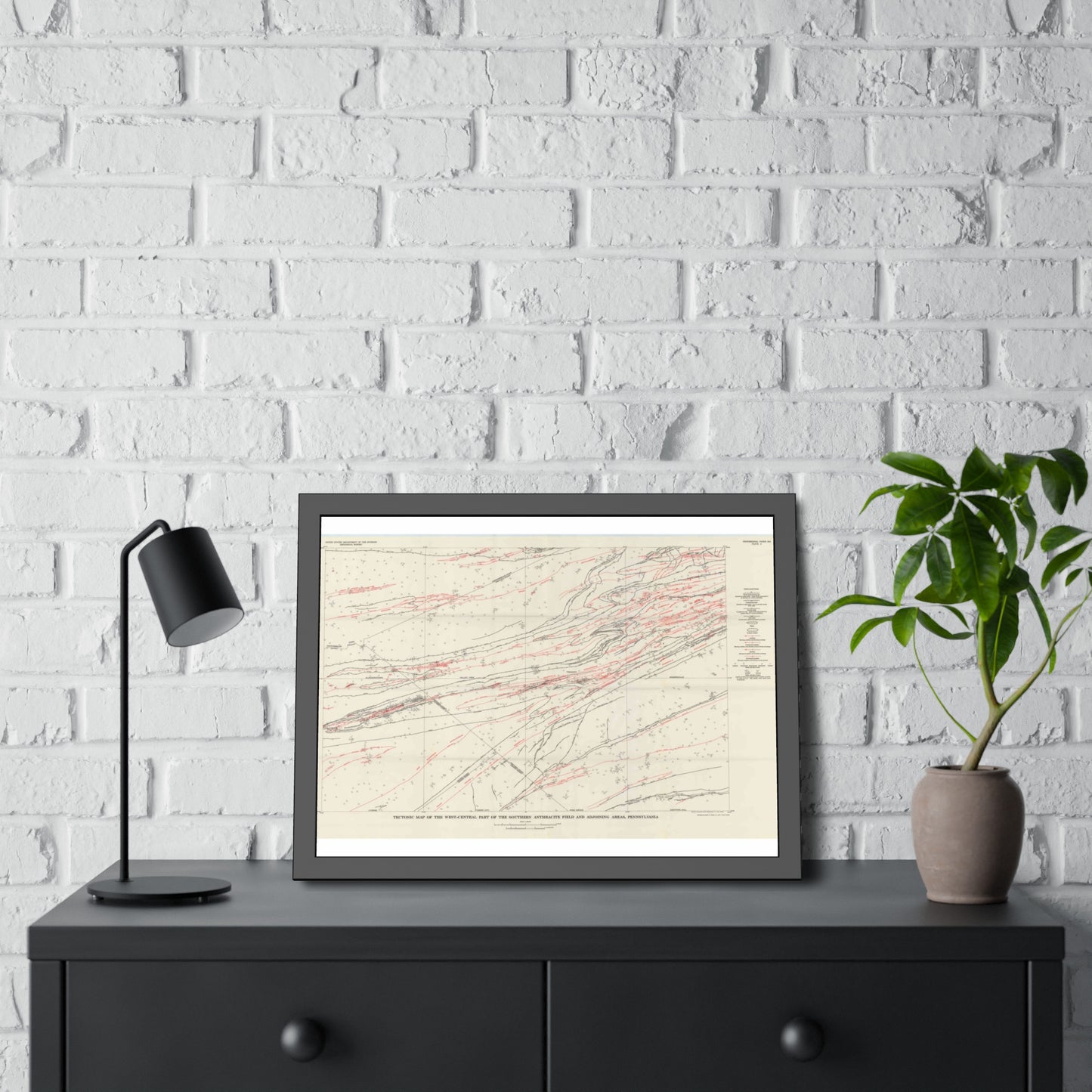 USGS Geology of the West-Central Southern Anthracite Field (PP 602) — Framed