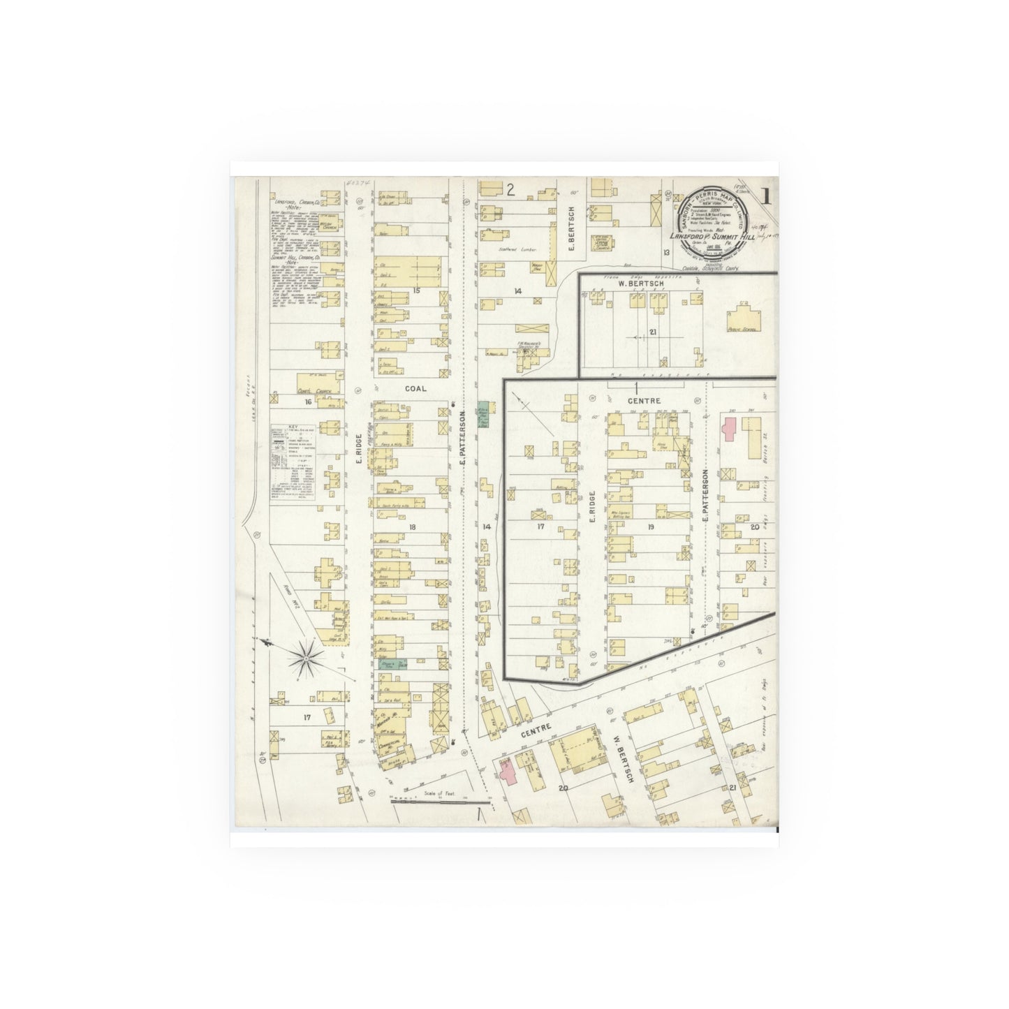 Sanborn Fire Insurance Maps — Lansford