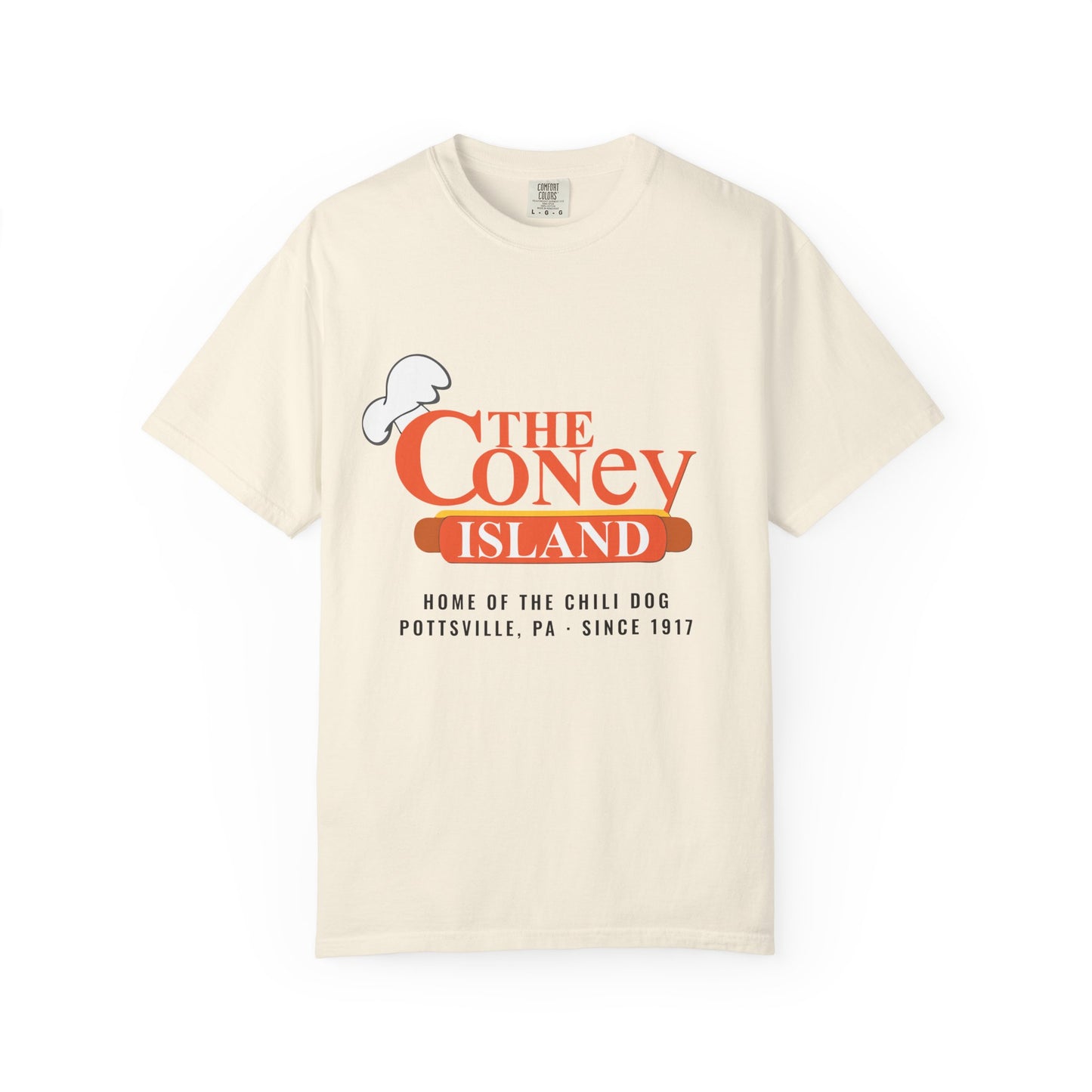 The Coney Island Classic Tee — Home of the Chili Dog