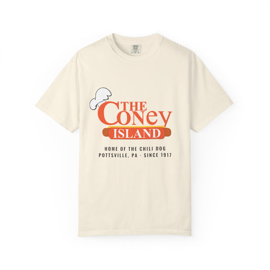 The Coney Island Classic Tee — Home of the Chili Dog