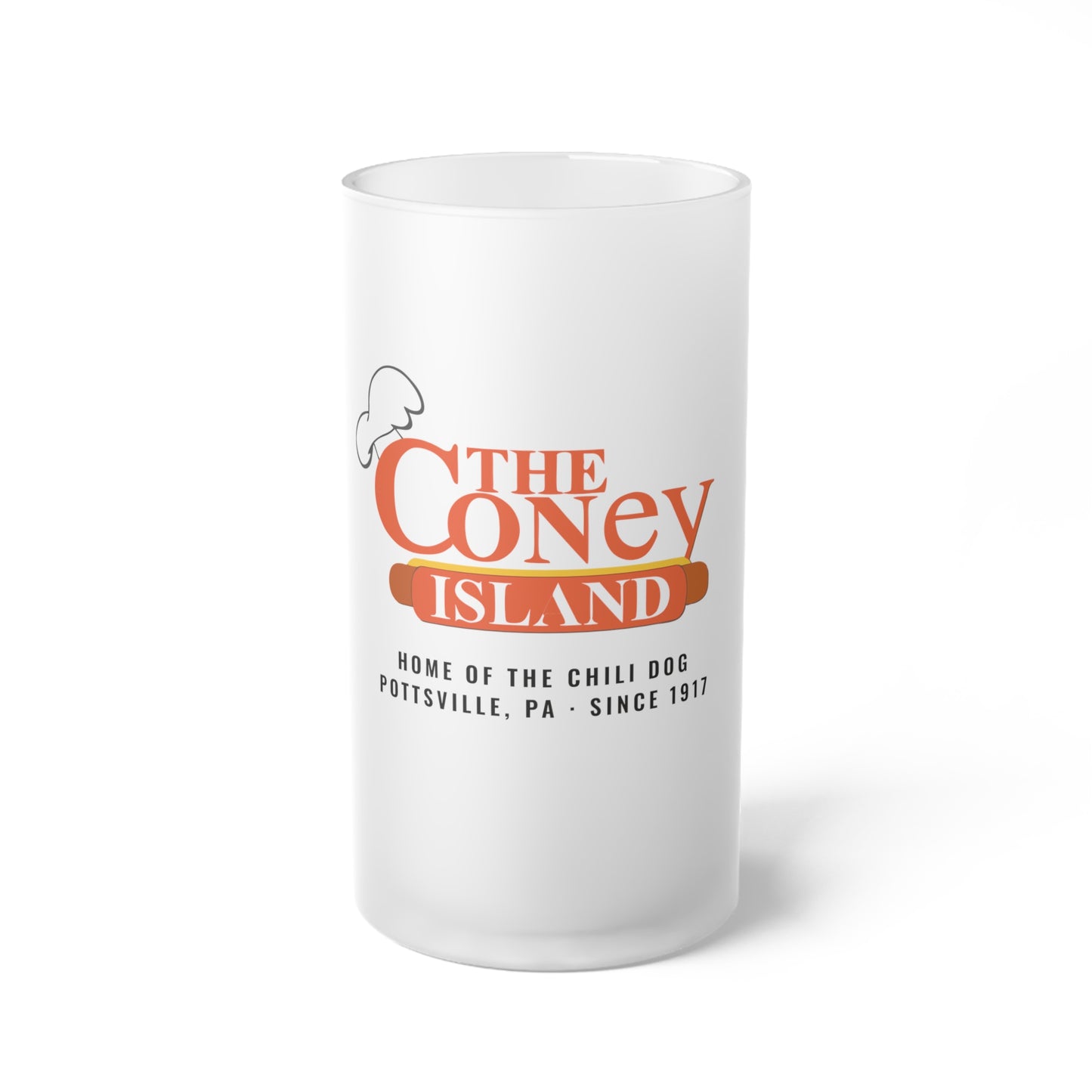 The Coney Island Frosted Beer Mug, 16 oz