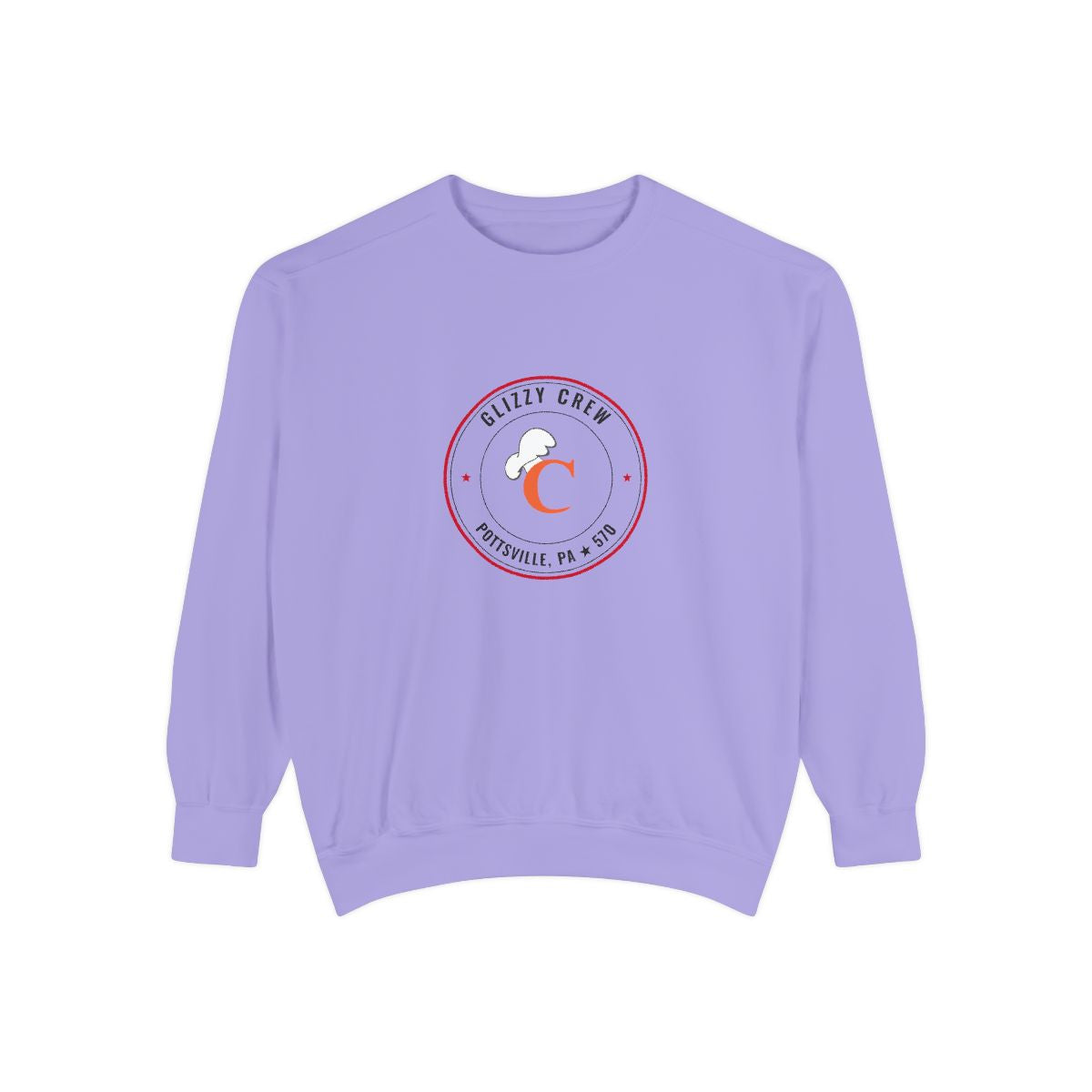 The Coney Island Glizzy Crew Crewneck - Hot Weiners — Violet, front
