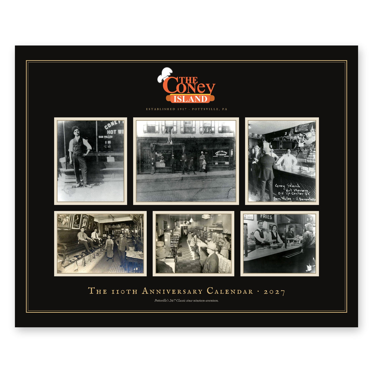 Front cover — The Coney Island 110th Anniversary Calendar 2027